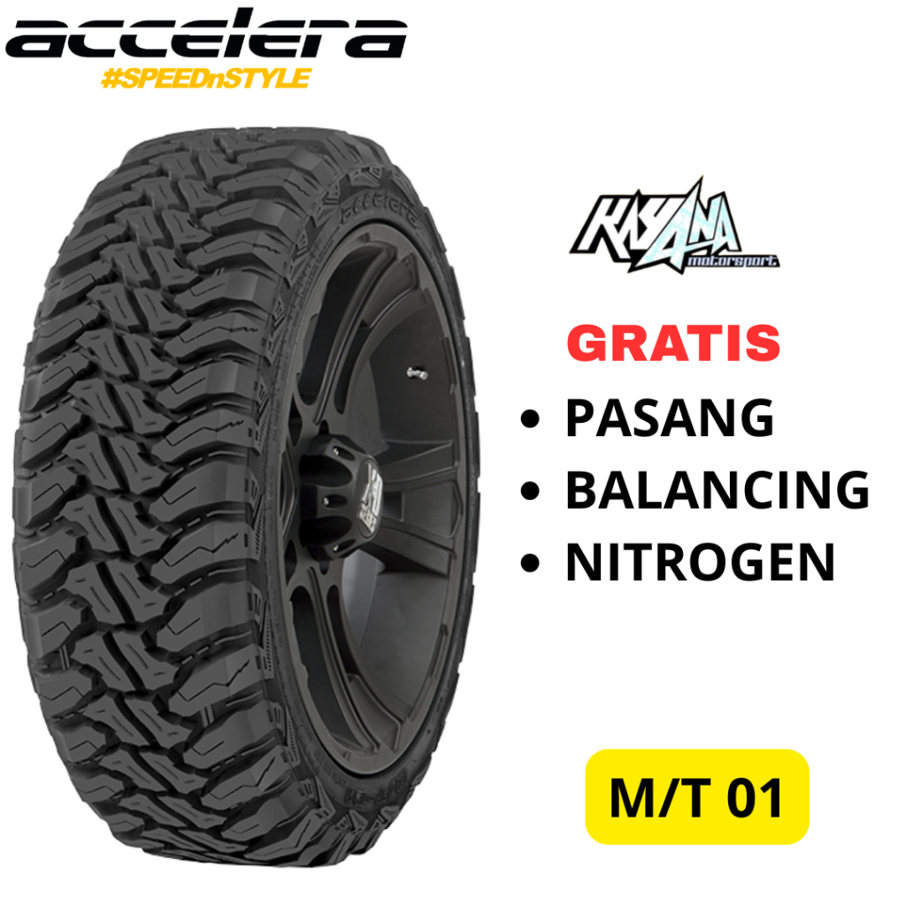 Ban Mobil Accelera MT01 195 80 R15 Ban R15 ( Free Pasang )