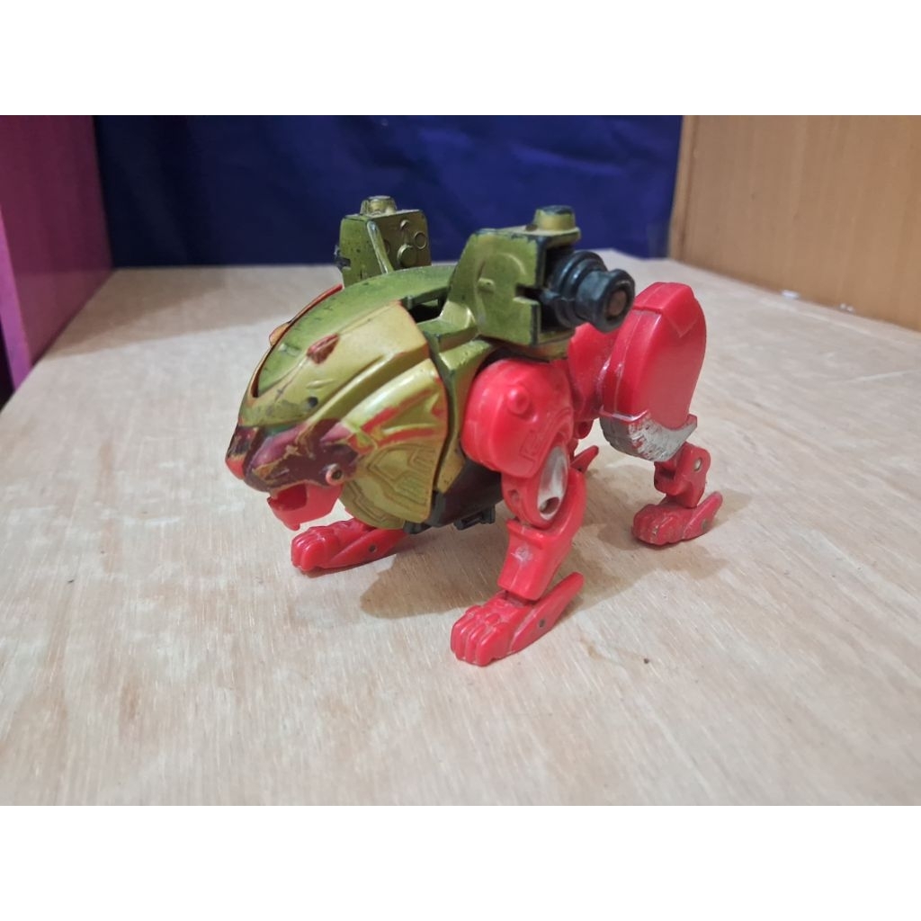 Mainan Figure Power Rangers Wild Force Part Zord Gao Lion Gao Ranger Junk