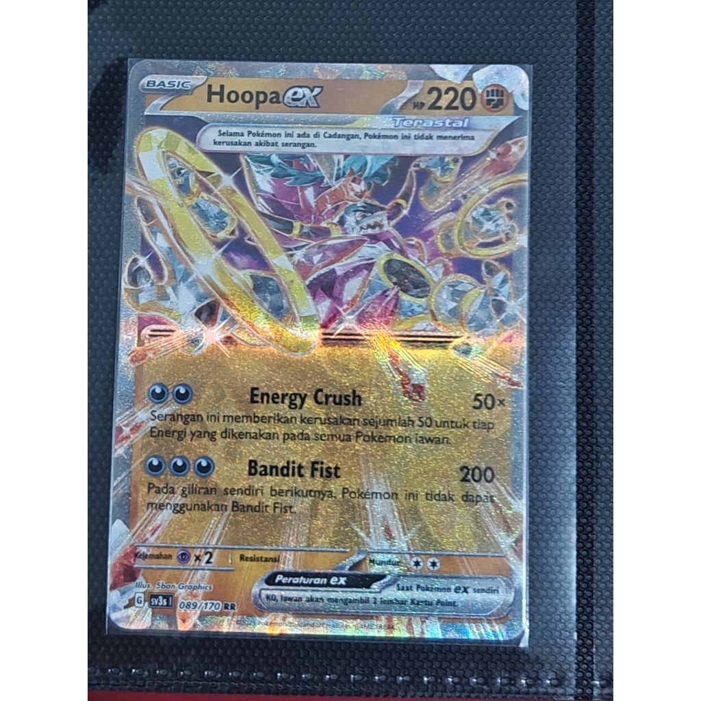 Kartu Pokemon Hoopa RR Original