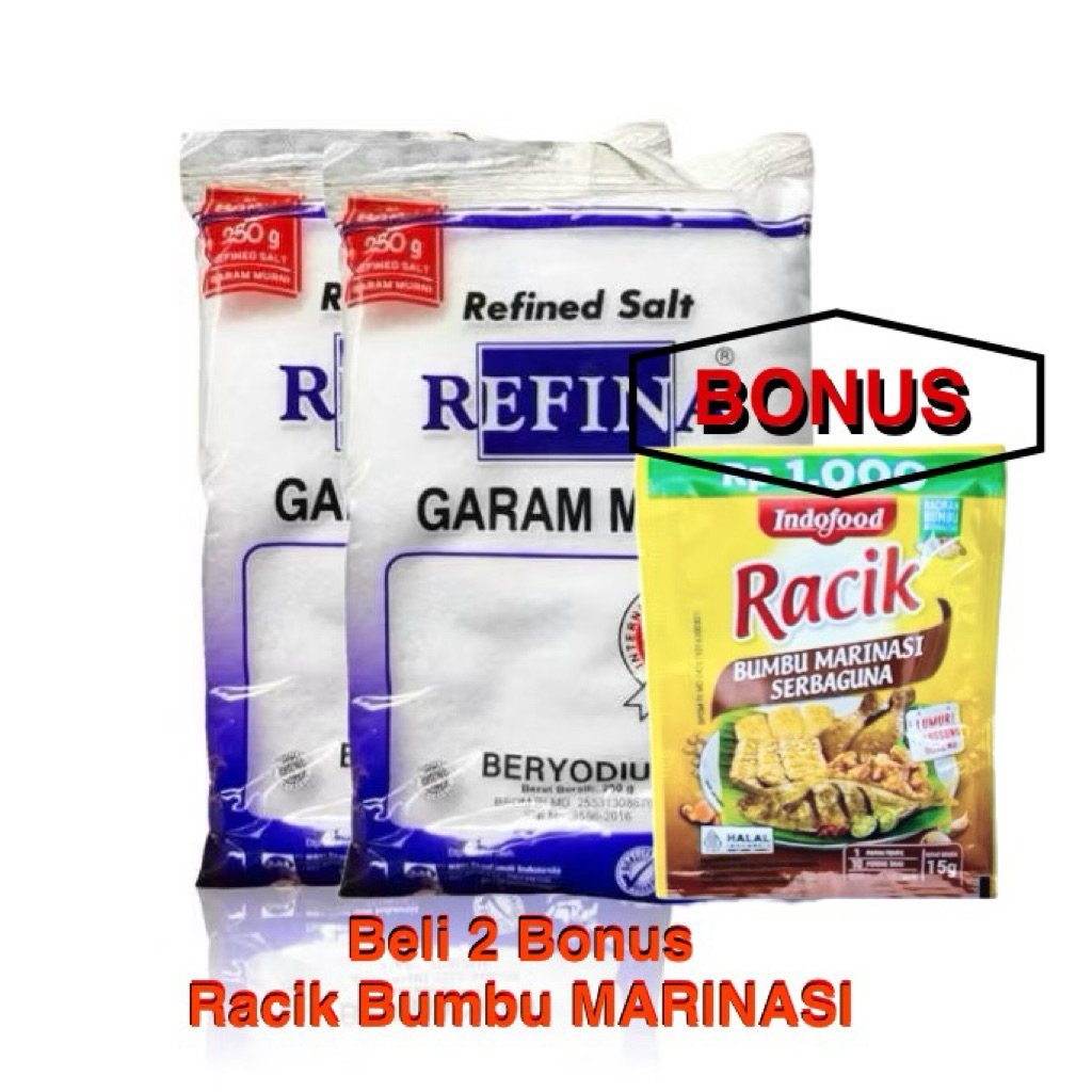 Garam Beryodium Meja Refina 250g Beli 2 Bonus Racik Marinasi