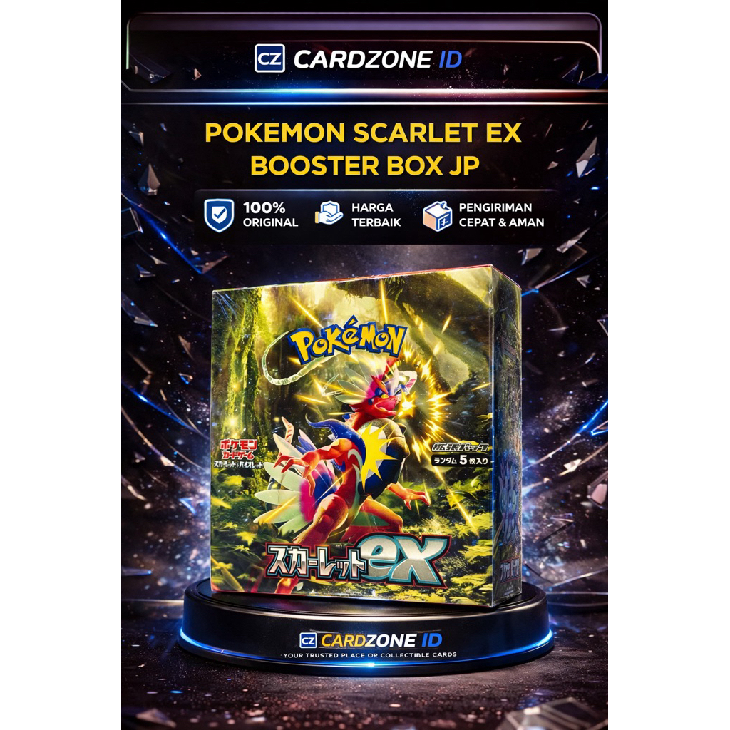 Pokemon Scarlet ex Booster Box Japan Original (Kartu Pokemon Jepang)