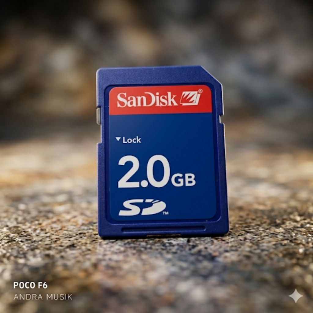 Sandisk Memori SD card 2GB Cip Keyboard Memory chip Camera Laptop KN 2400 2600 7000 KORG pa500