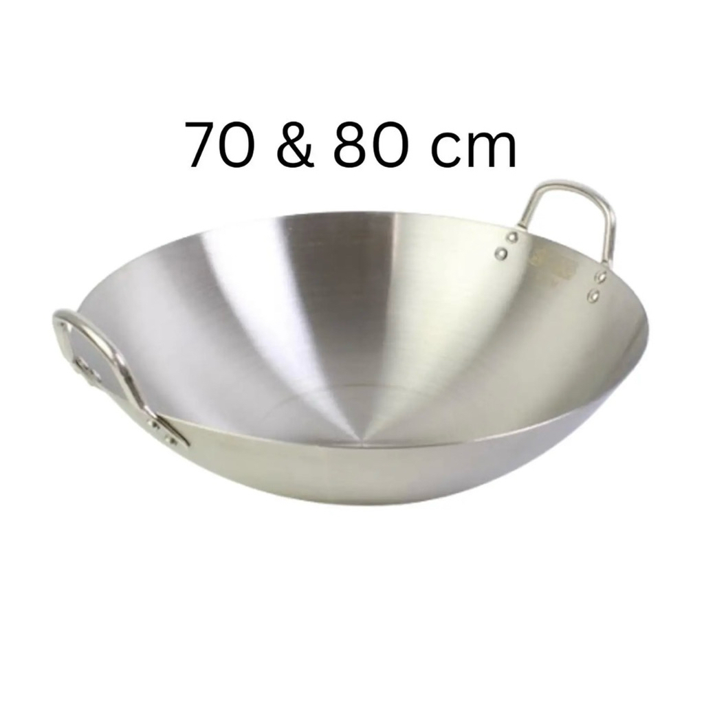 wajan stainles besar wajan stainles steel sus 304 besar ukuran jumbo