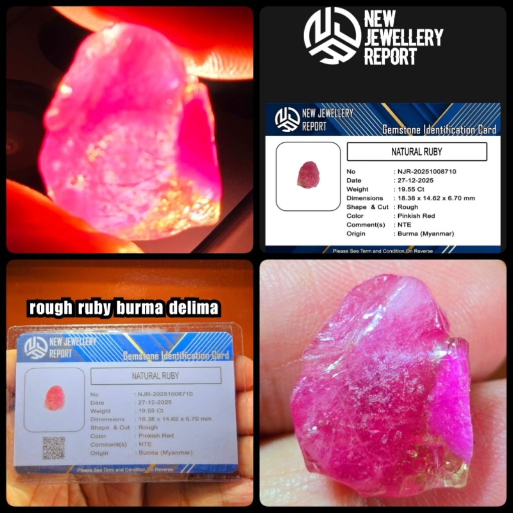 original bongkahan Ruby boll Burma Myanmar ( pigeon blod HQ )