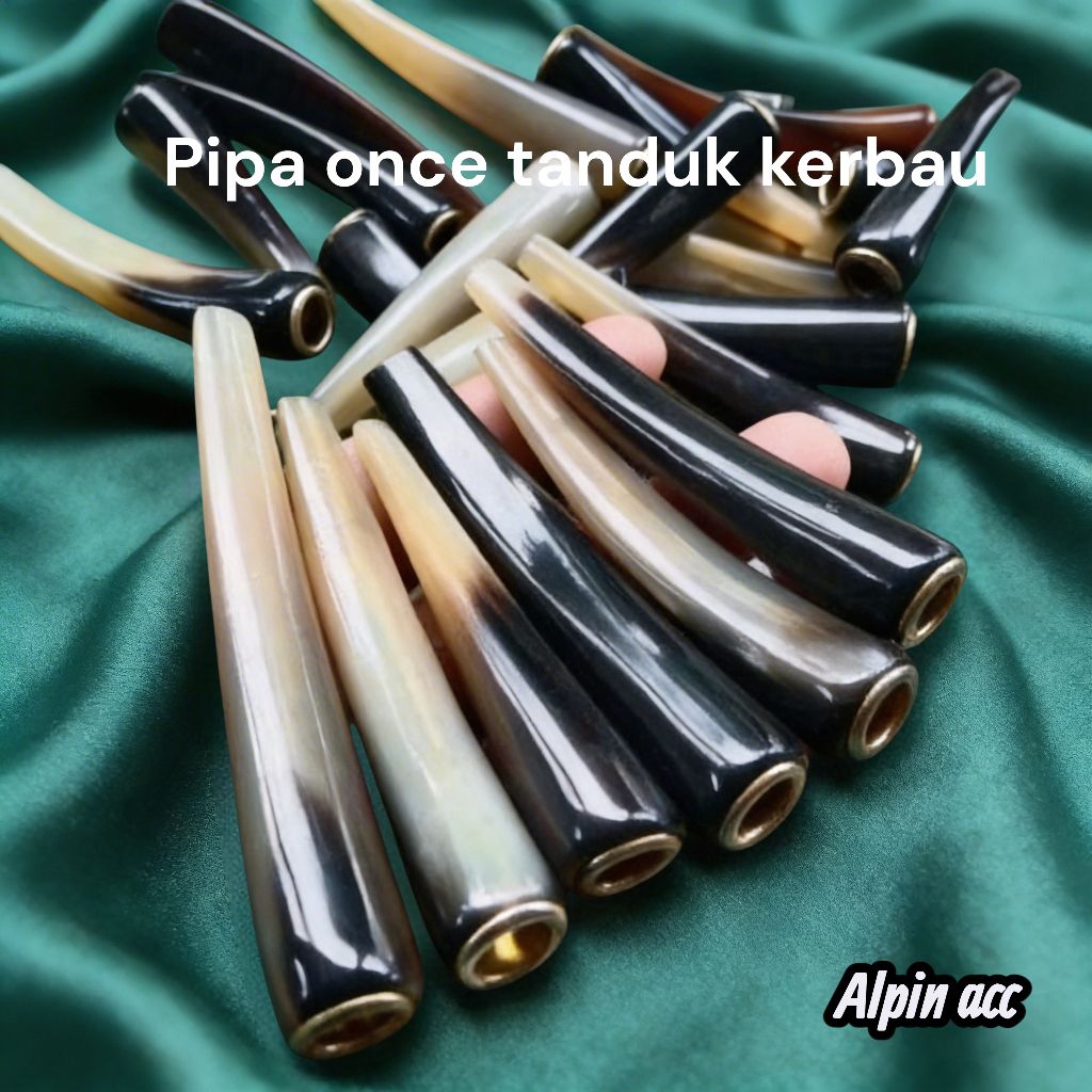 Cod Once Pipa Roko Tanduk Kerbau Asli quality premium perpcs