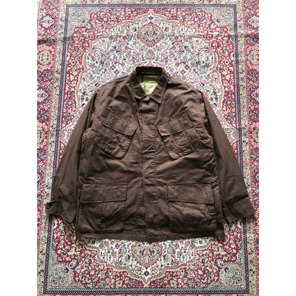 Back number milspec jungle military slant pocket jacket Vintage military jungle jacket i214