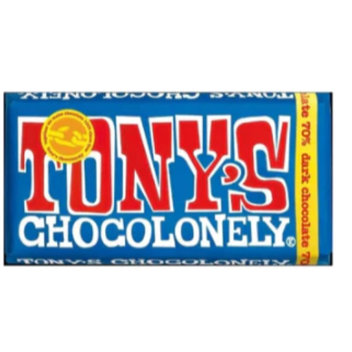 Tony's Tonys Chocolonely Chocolate Coklat 70% dark chocolate