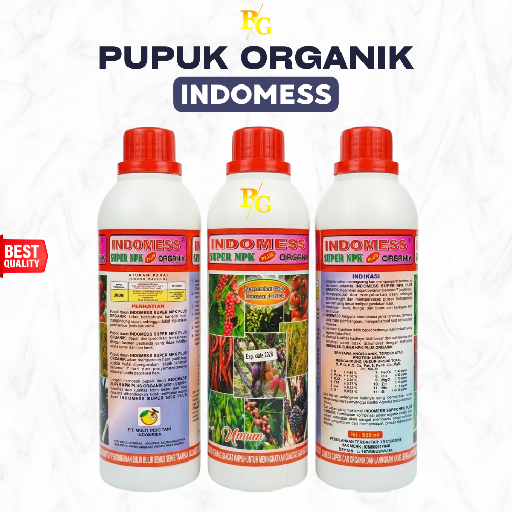 Pupuk Cair Npk Organik 500 ml INDOMESS Super NPK Plus