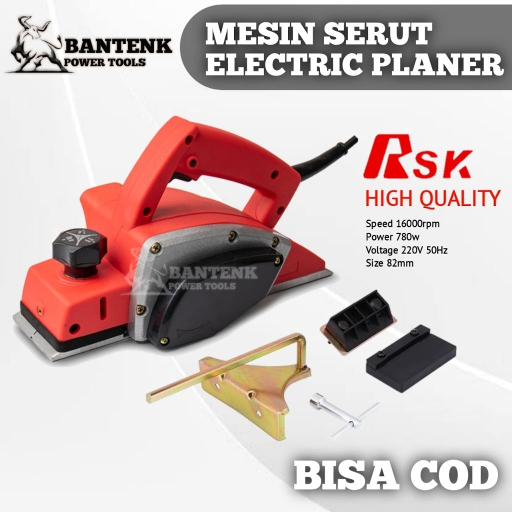 MESIN SERUT LISTRIK RSK MESIN KETAM KAYU ELECTRIC PERKAKAS SERUT KAYU RSK