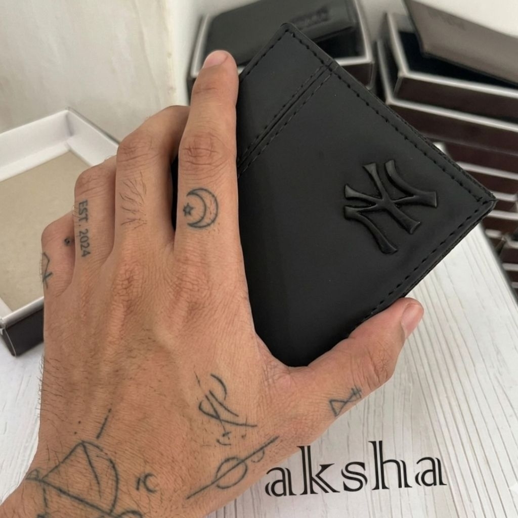 Dompet Pria Anti Air waterprof Model Terbaru Dompet Lipat Dua Pria Murah Keren Logo Besi