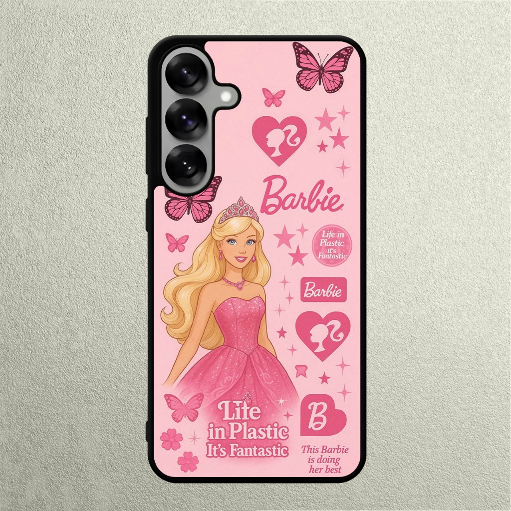Case SAMSUNG A57 A56 A37 A36 A50 A50 A51 A52 A53 A54 A55 Rubber Softcase BARBIE DOLL