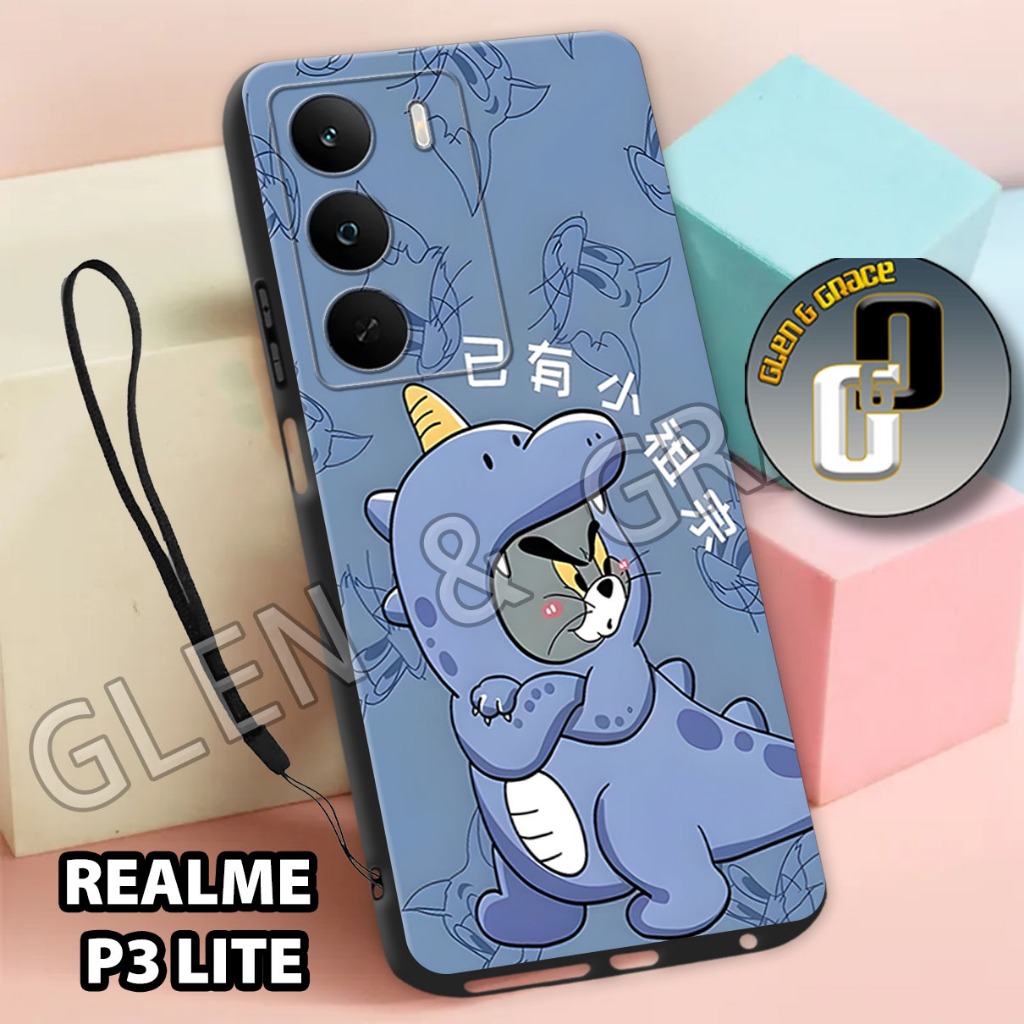 G58 - Softcase procamera realme p3 lite terbaru free gantungan hp - motif couple - Softcase all type