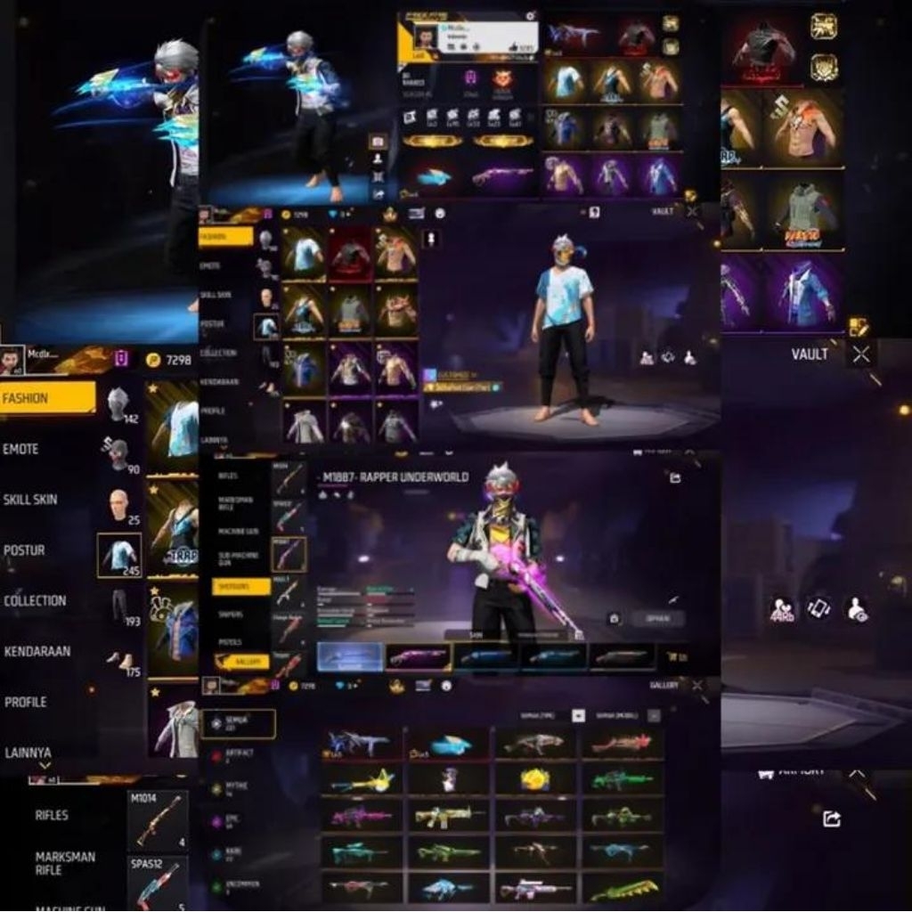 Akun Free Fire Sultan Max Evogun - Terpercaya, Termurah, Aman (CEK DISKRIPSI===)