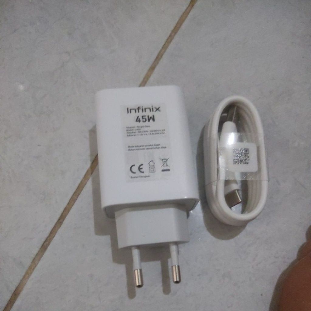 Charger Infinix 45w original copotan Hp