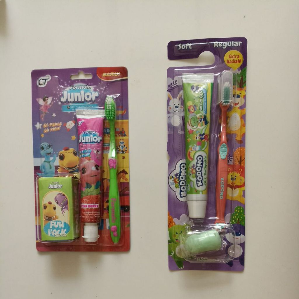 Kodomo / formula sikat dan pasta gigi anak set