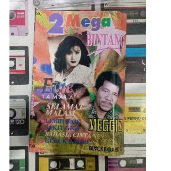kaset pita evie tamala dan meggy z lagu 2 mega bintang