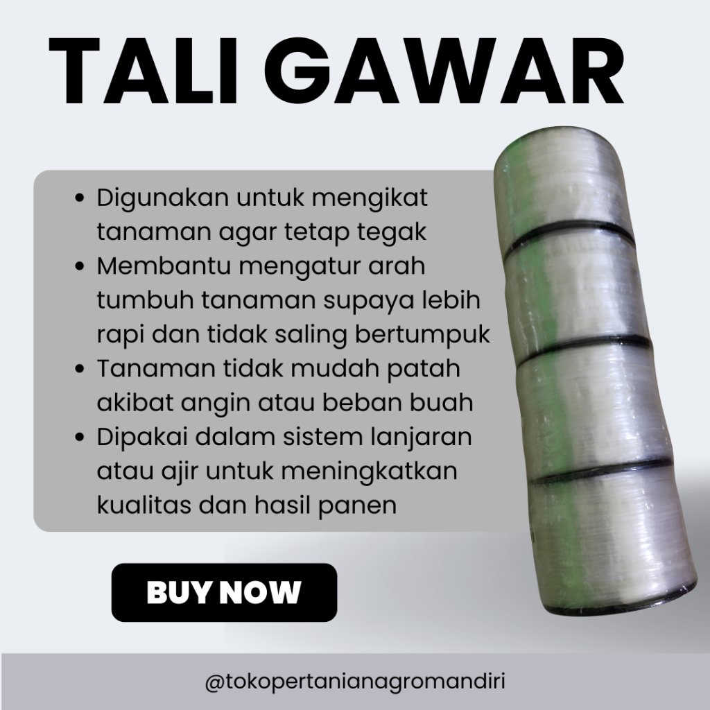 Tali Plastik Arjuna Tali Gawar Pengikat Tanaman