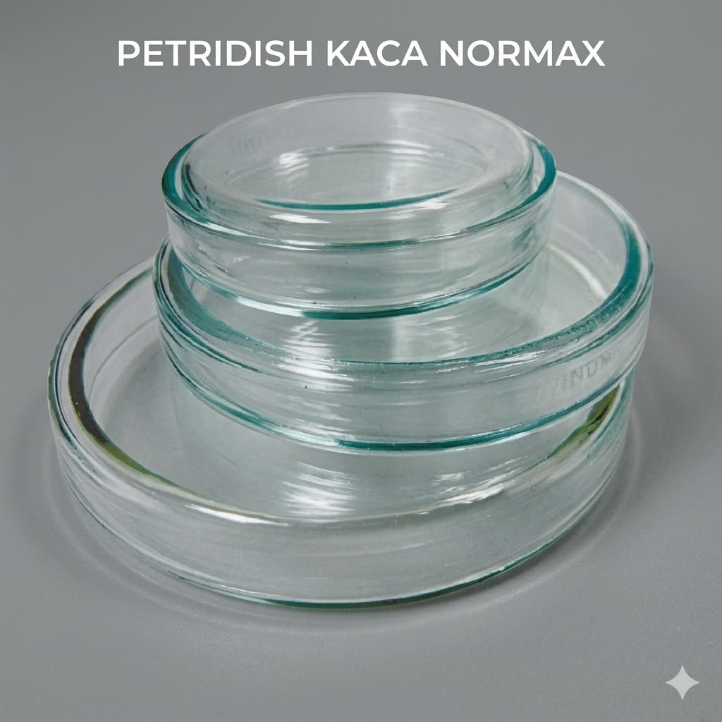 CAWAN PETRI KACA 100X15 MM PETRIDISH PETRI DISH CAWAN KACA NORMAX