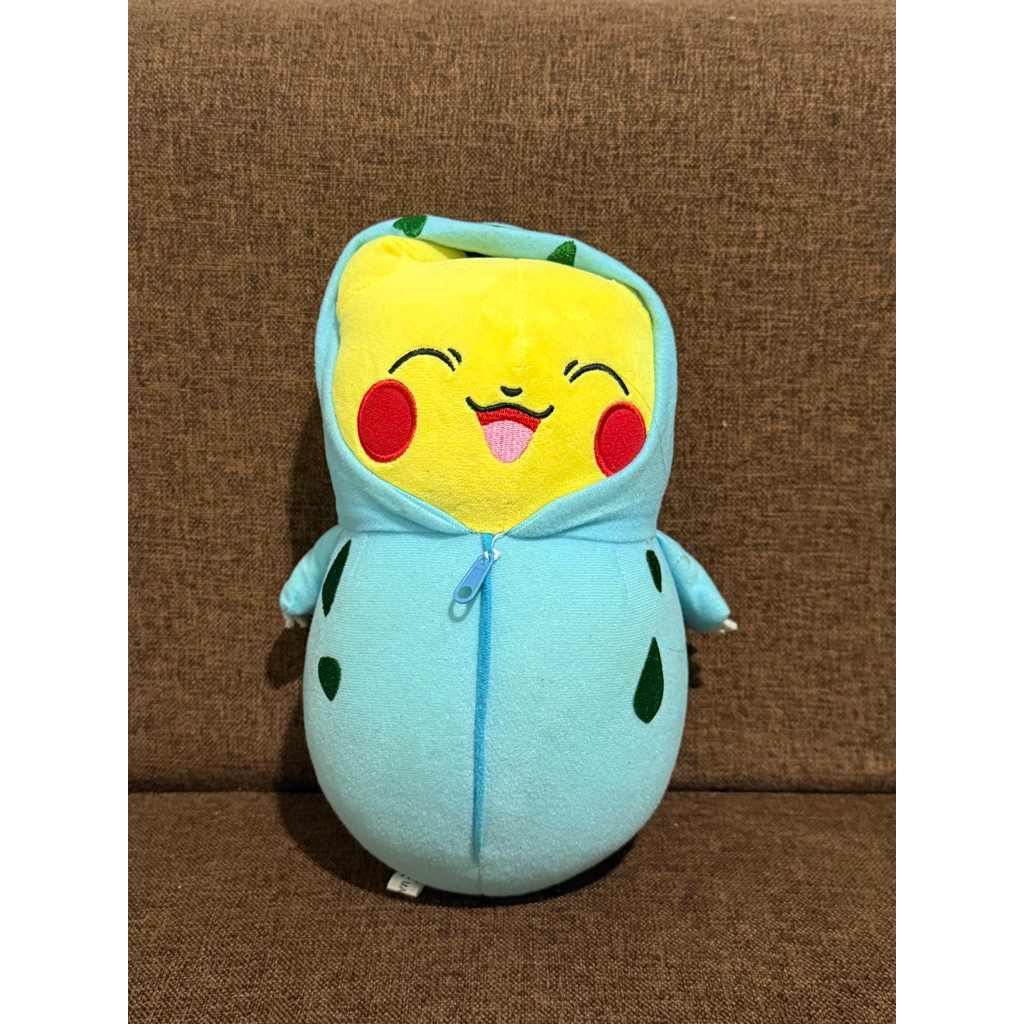 Boneka Pokemon Pikachu Kostum Bulbasaur