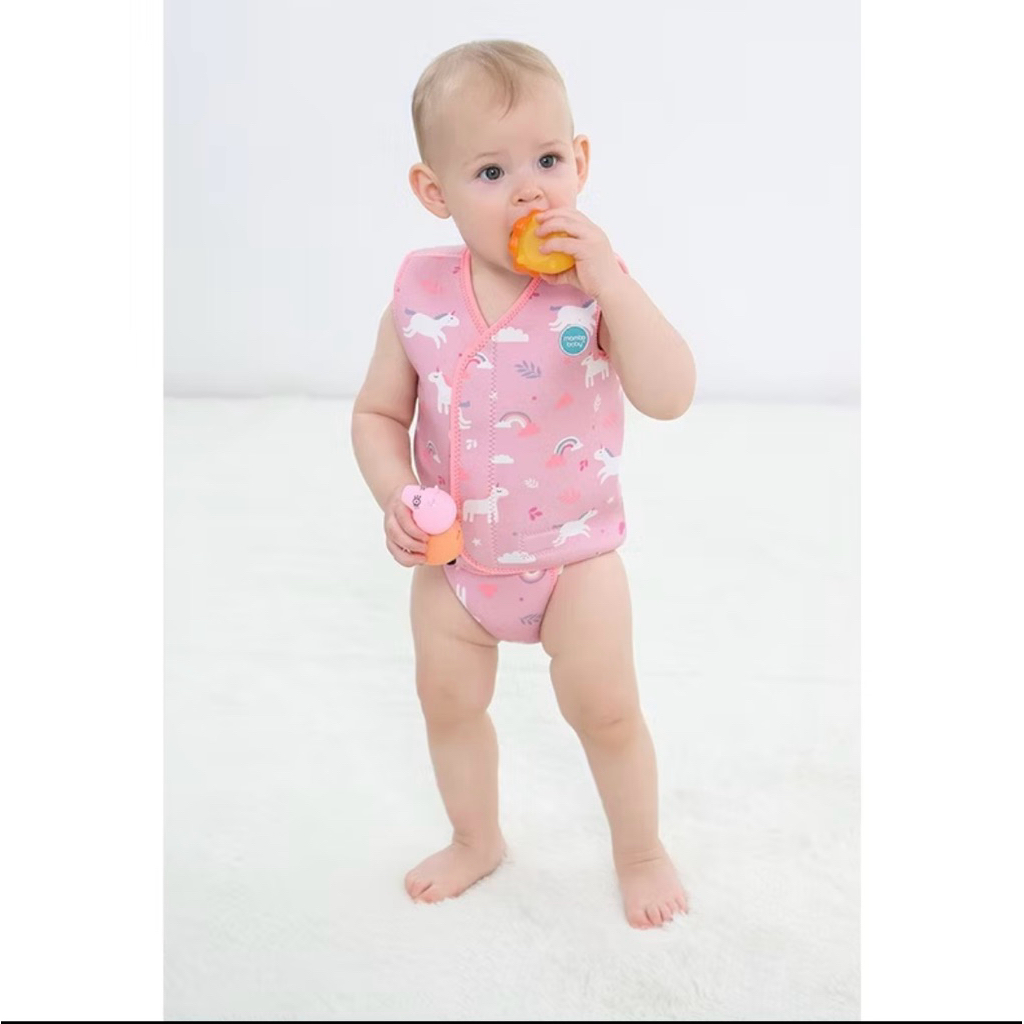 PRELOVED ORI MAMBOBABY Swimsuit Baby Thermal Baju Renang Bayi PINK S Unicorn