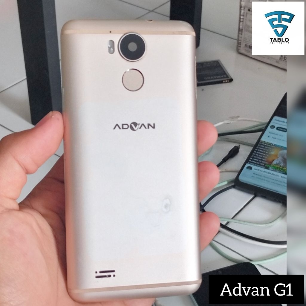 tutup belakang backdoor sidik jari fingerprint Advan G1 original copotan hp