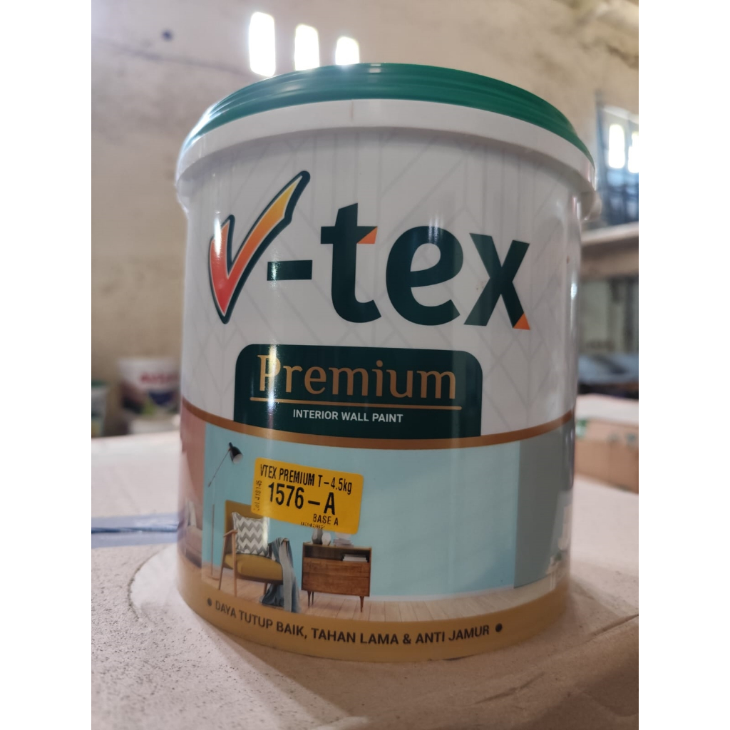 Cat Tembok V-tex Premium Tinting Warna Lovely Kemasan 4.5 Kg
