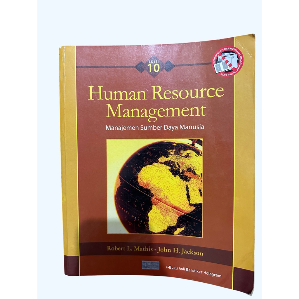 Human Resource Management (Manajemen Sumber Daya Manusia) by Robert L. Mathis & John H. Jackson