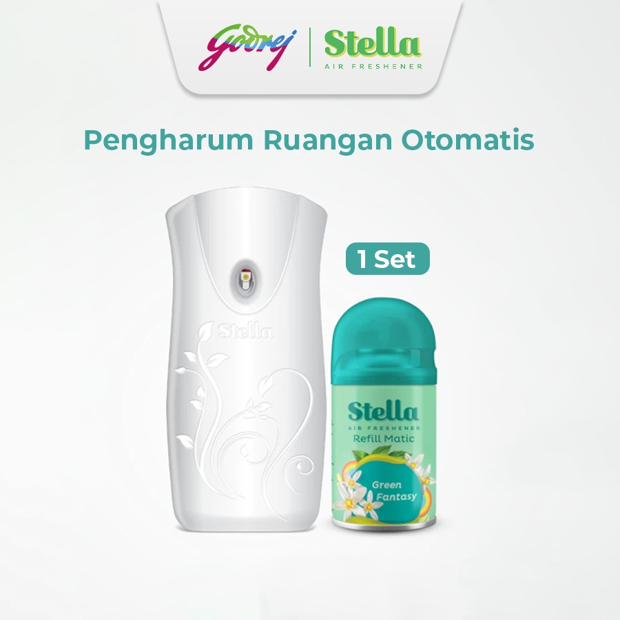 STELLA Matic Air Freshener Dispenser Automatis Ruangan | STELLA Refill | Automatic Spray | Pengharum