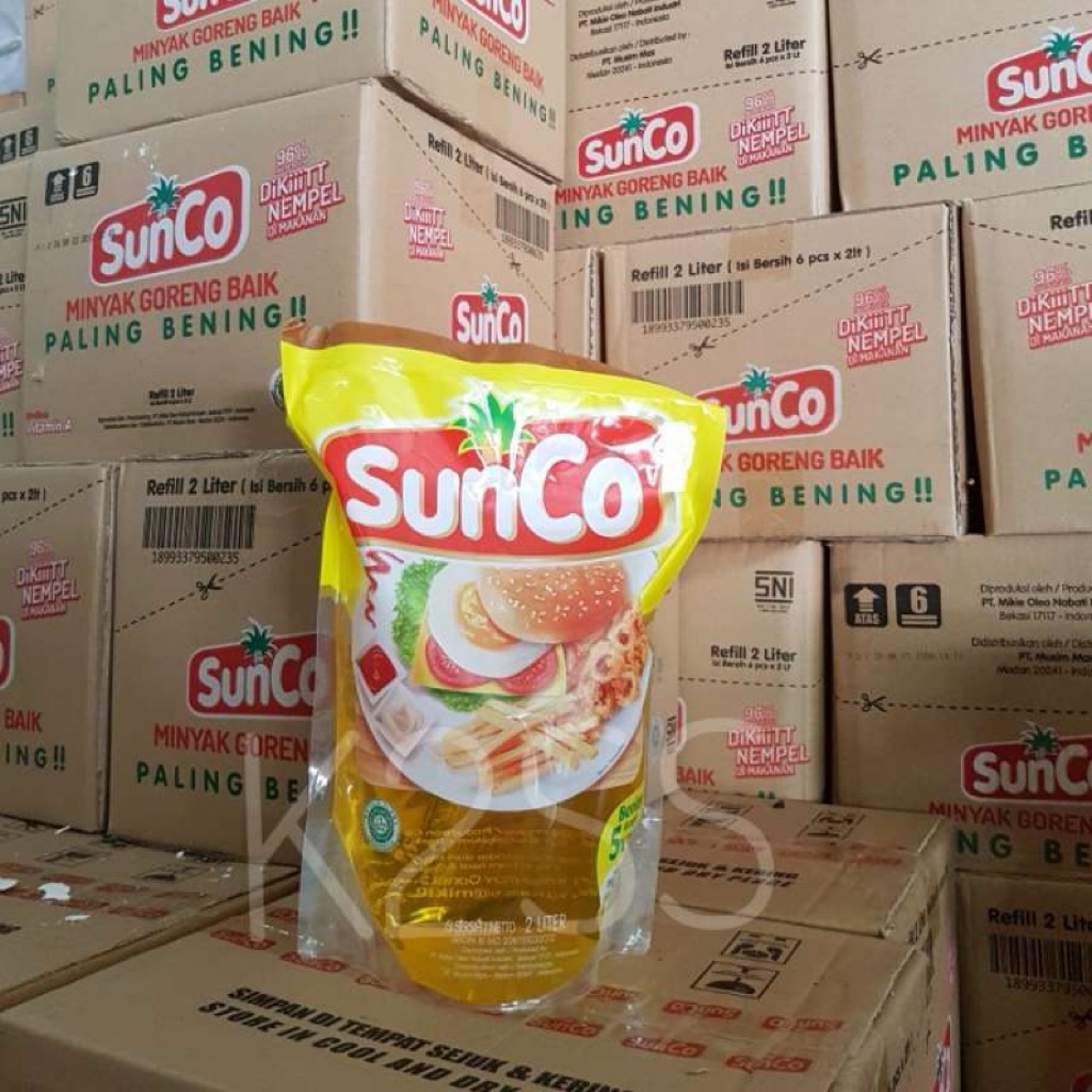1 Dus Minyak Sunco Kemasan 2 liter