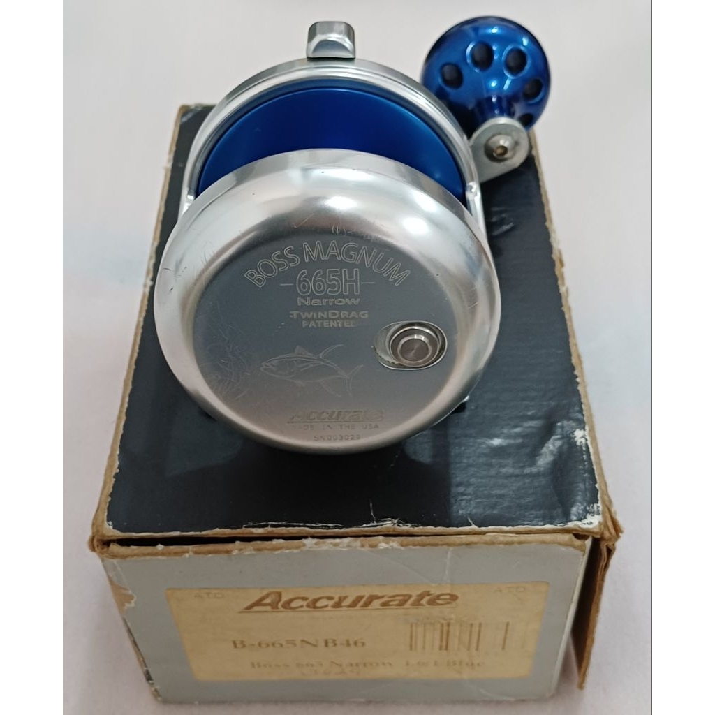 REEL OH ACCURATE BOSS MAGNUN 665 H NARROW TWIN DRAGREEL OH ACCURATE BOSS MAGNUN 665 H NARROW TWIN DR