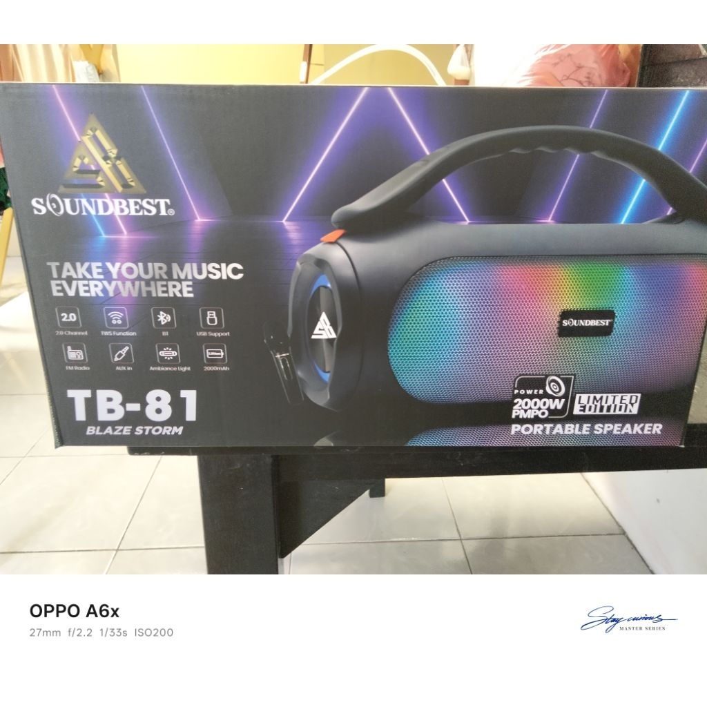 SPEAKER SOUND BEST TB 81