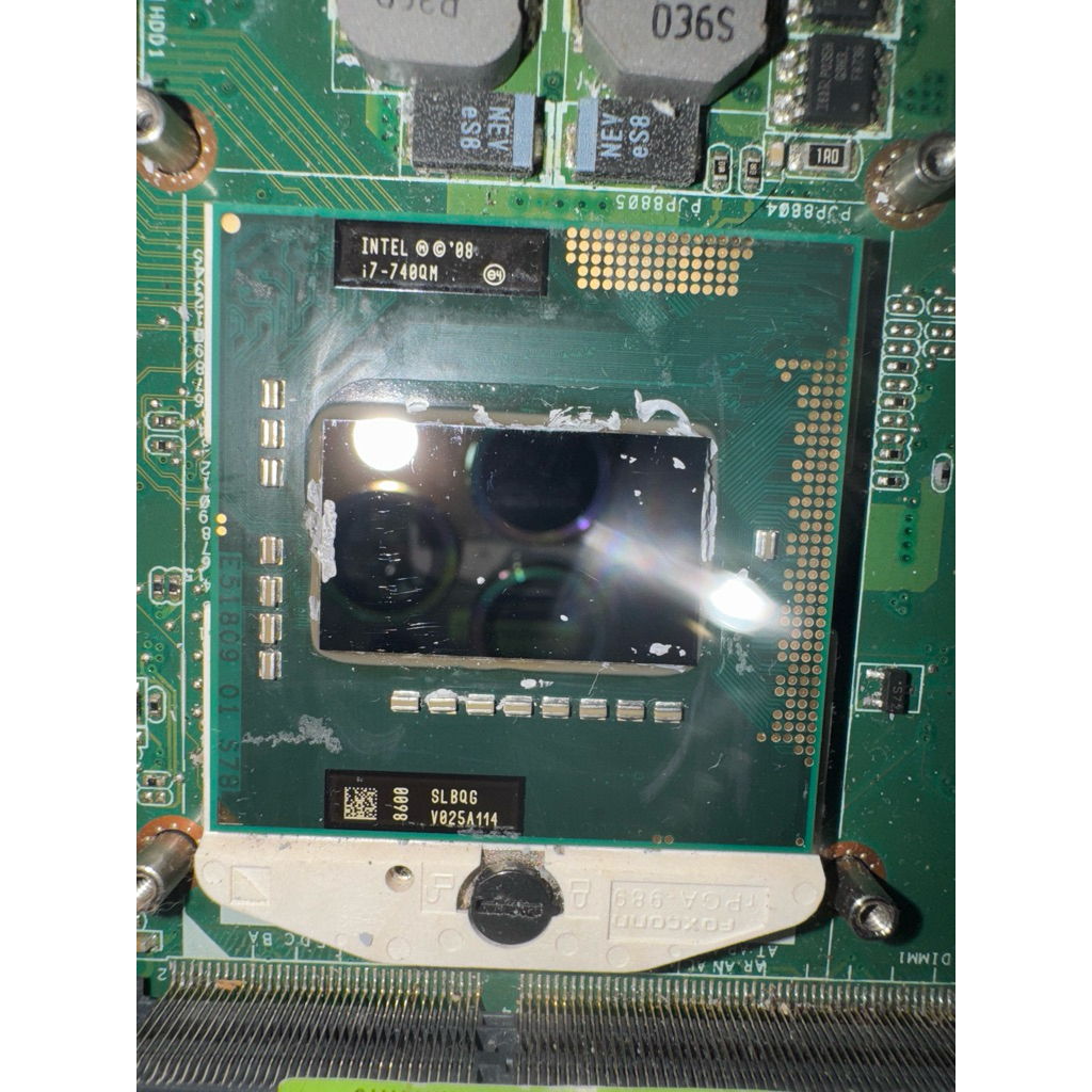 prosesor laptop i7-740QM gen1