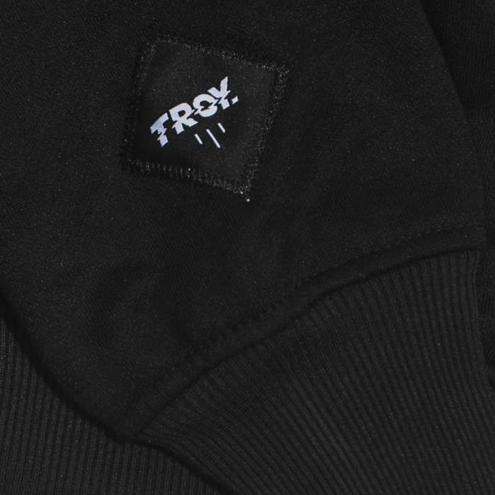 Troy Company Half Zip Up Turtleneck Sweater Black Club - Half Zipper Pria Hitam HZ 3090