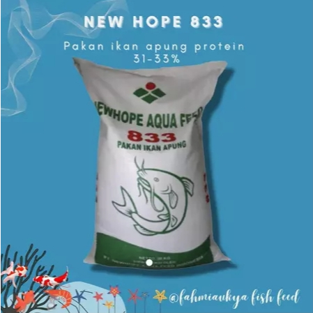 265 PAKAN IKAN LELE NEW HOPE 833-1, -2, -3 (PAKET 30KG)