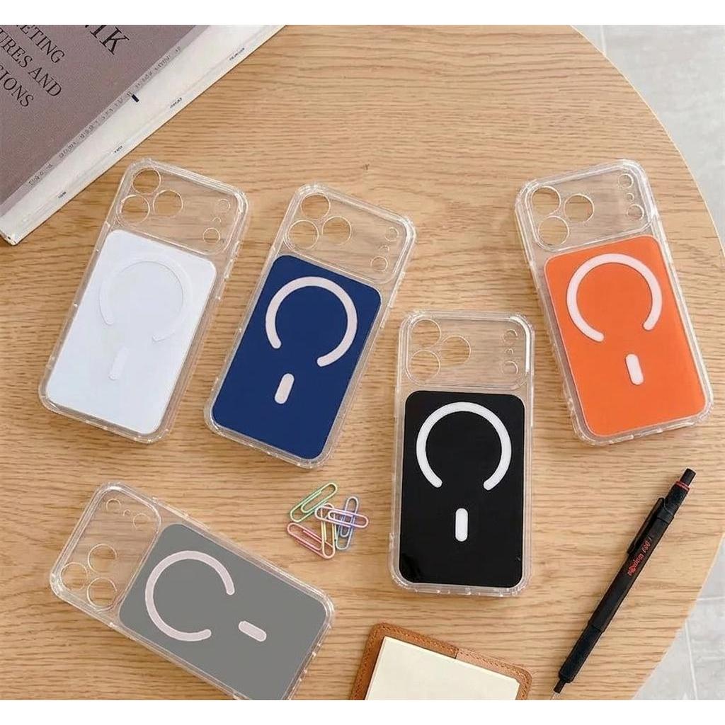 Case Magsaf* Akrilik color For iphone 11 12 13 14 pro promax TP90 CU