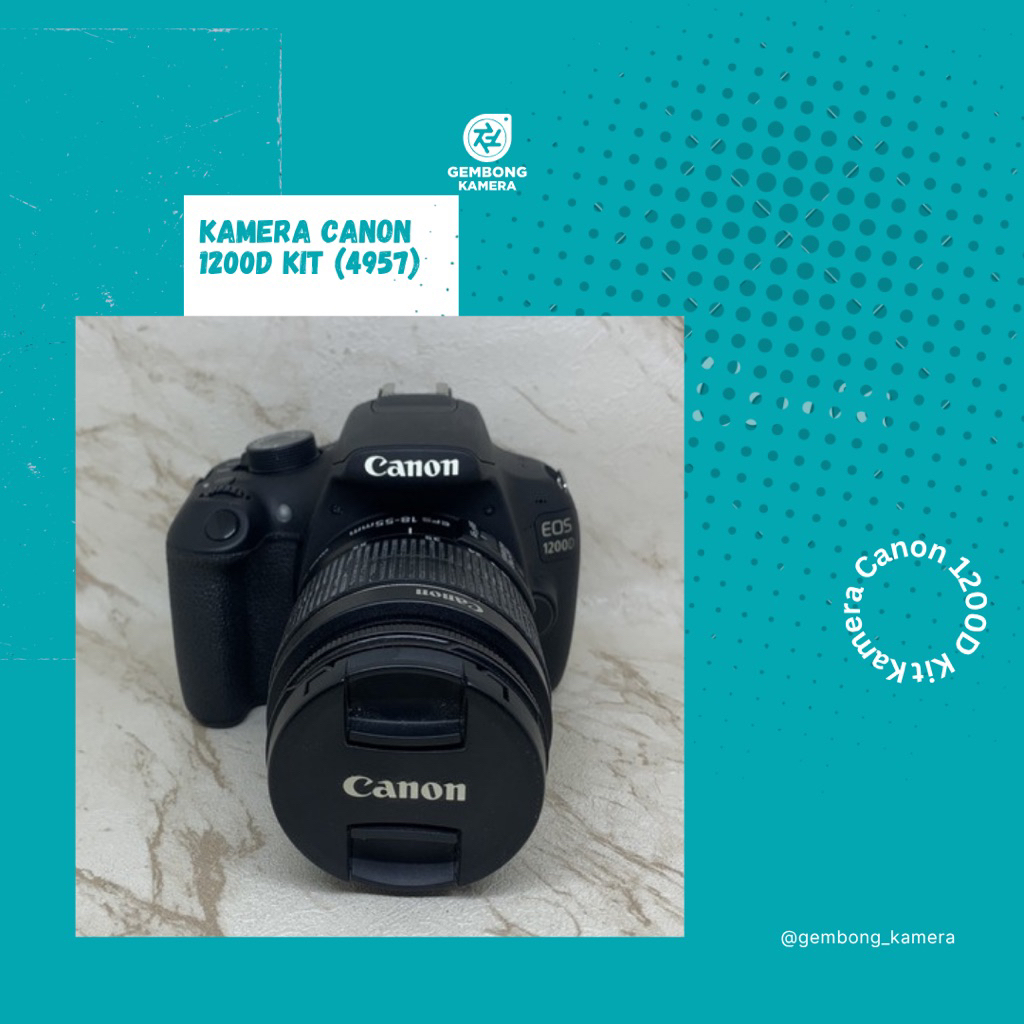 KAMERA CANON 1200D KIT MURAH MANTAP (4957)