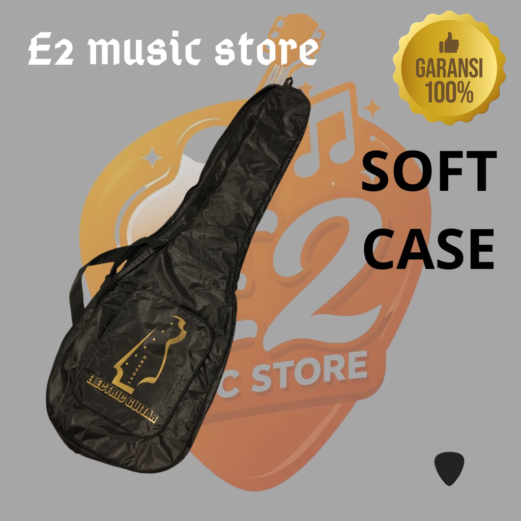Tas gitar elektrik | Softcase Gitar Elektrik | Softcase Gitar Elektrik Bonus Pick