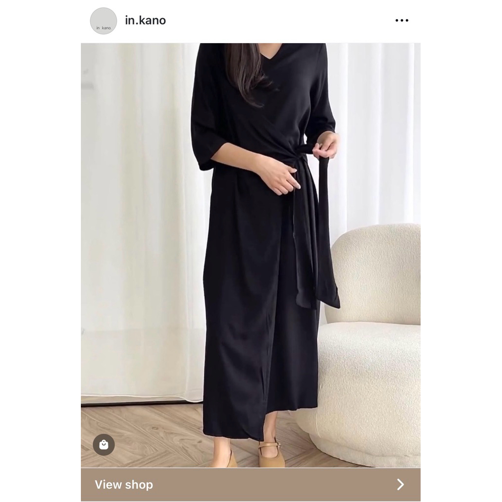 Preloved Maxi Long Dress Gamis Hijab In Kano Lengan Panjang Linen Korean Style Kekinian Branded Hita