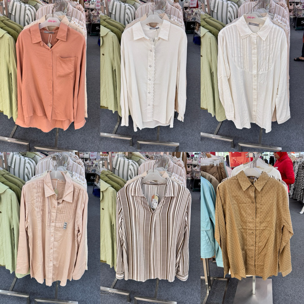 CHIC GIRL - SALE Kemeja Blouse Wanita (S-XL)