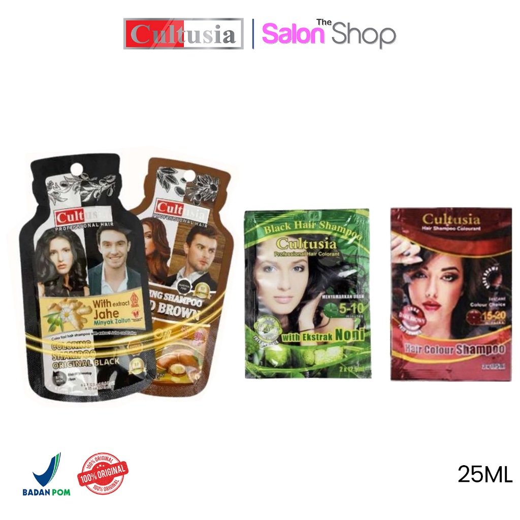 Cultusia Shampo Pewarna Rambut Cultusia Sachet 25ml | gdlb01