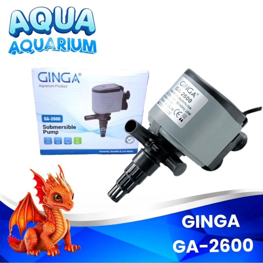 POMPA AQUARIUM GINGA GA 2600 POWER HEAD GINGA GA 2600