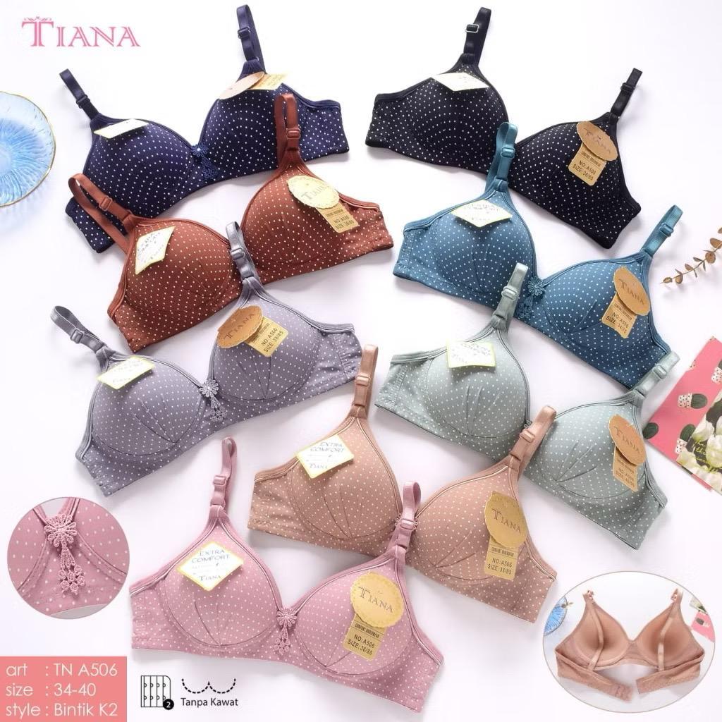 BRA TIANA POLKADOT CUP KECIL KAIT 2  A506 108 TANPA KAWAT BUSA SEDANG