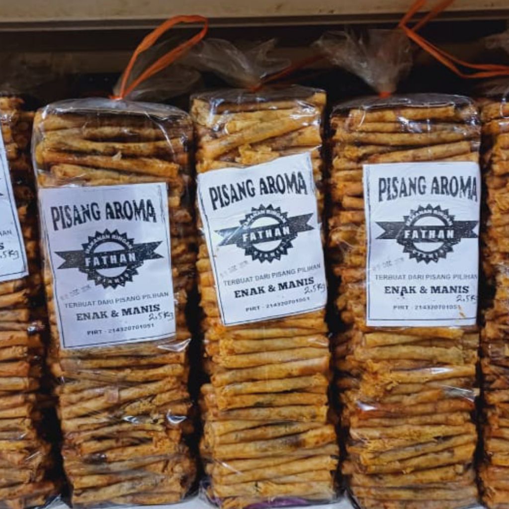 Pisang aroma 250gr.gurih manis/lumpia pisang coklat/pisang coklat/sale pisang