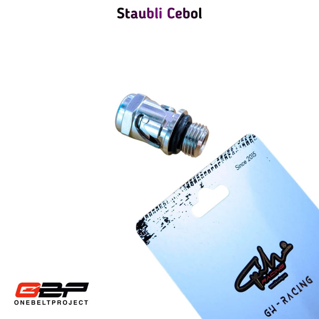 Setelan Angin Staubli Cebol Stainless M10