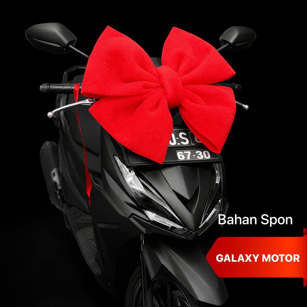 Pita Motor "KOKOHOKI" / Pita Jumbo / Pita Besar / Pita Hadiah / Pita Showroom