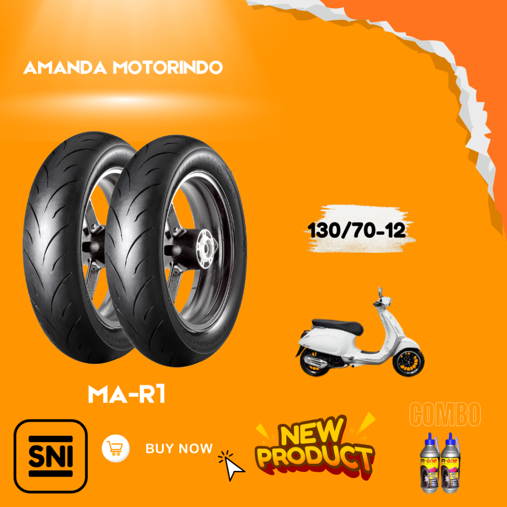 (READY COD) MAXXIS MA-R1 TUBLESS Import [ 130/70-12 ] Ban Motor VESMET TUBELESS SOFT SOMPOUND MONKEY