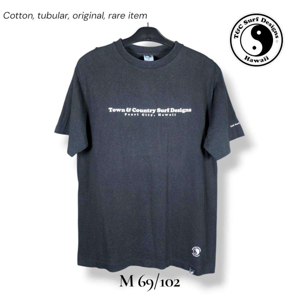 T&C Surf Designs Hawaii T-shirt Kaos katun lengan pendek size M Rare