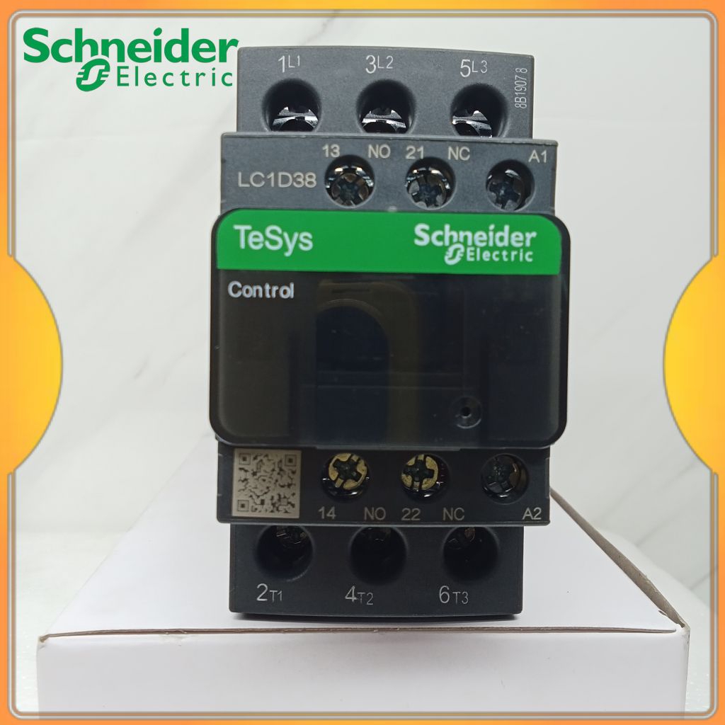 Kontaktor Contactor Schneder LC1D38Q7 380V / LC1D38M7 220V / LC1D38F7 110V / LC1D38E7 48V / LC1D38D7