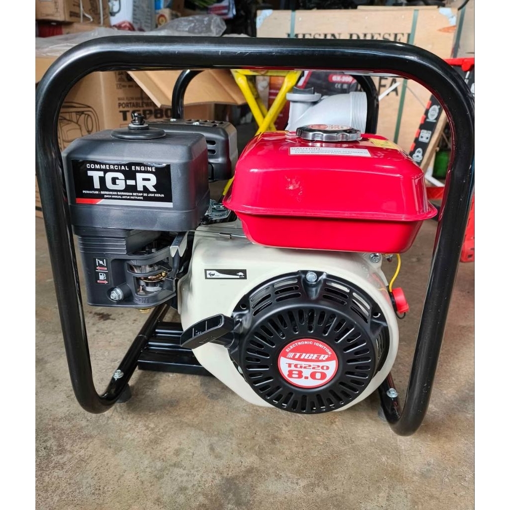 Pompa air/alkon/robin TIGER 3inch TGP80 8HP plus oli / MESIN POMPA ALKON 3 inc tiger waterpuml pompa