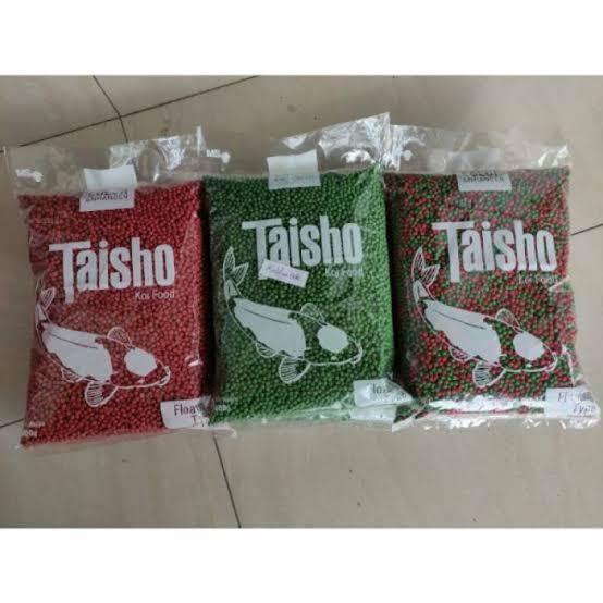 PELET TAISHO 1KG 2&5MM TAISHO HIJAU MERAH PELET MAKANAN IKAN KOI PAKAN IKAN KOI PELET IKAN KOI